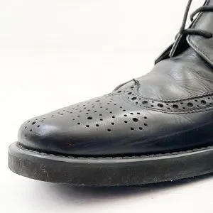 Prada | Shoes | Prada Lace Up Ankle Wingtip Boots | Poshmark display picture 3